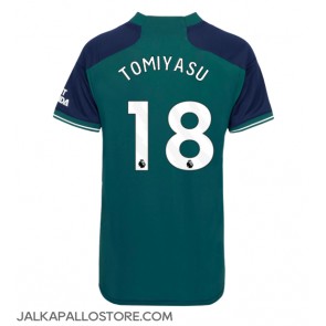 Arsenal Takehiro Tomiyasu #18 Kolmaspaita Naisten 2023-24 Lyhythihainen